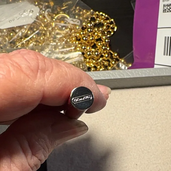 Coach Red Ladybug Keychain with Coach Pen - Picture 4 of 5